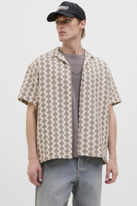 Jack & Jones jorsummer luke texture resort shirt